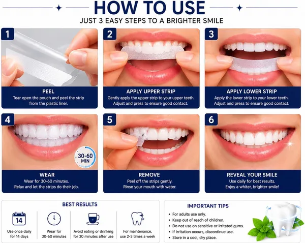 Gosince_Teeth_Whitening_Strips_|_Non-Sensitive_Formula_|_Removes_All_Stains_|Easy_to_Use_Teeth_Whitening_Kit_()
