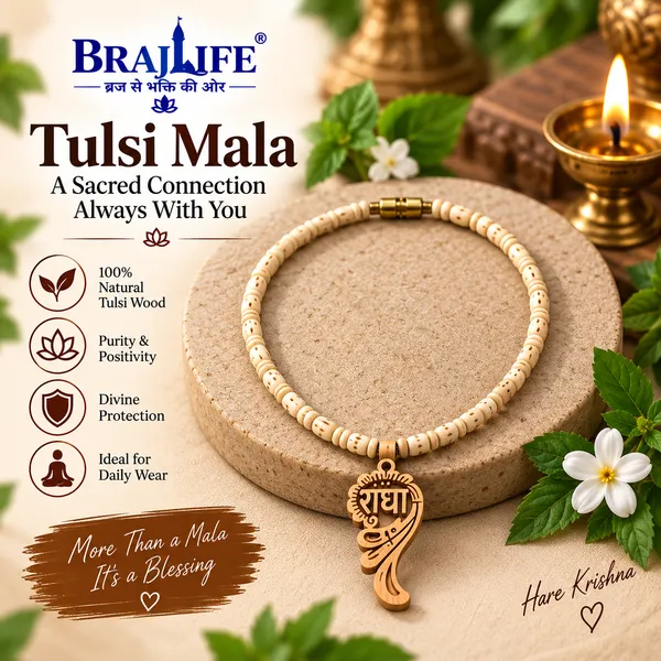 Tulsi_Mala_with_Radha_Shankh_Pendant–_Single_Round,_10_mm,_Divine_Connection