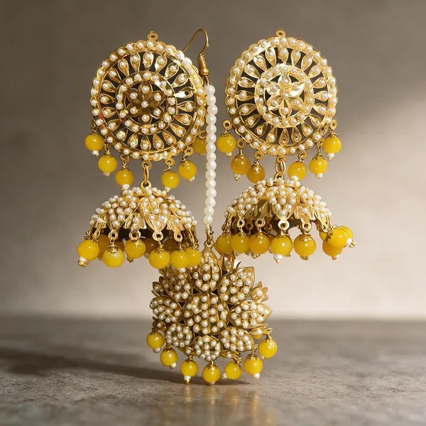 Gold_Alloy_Jhumka_Tika_For_Women