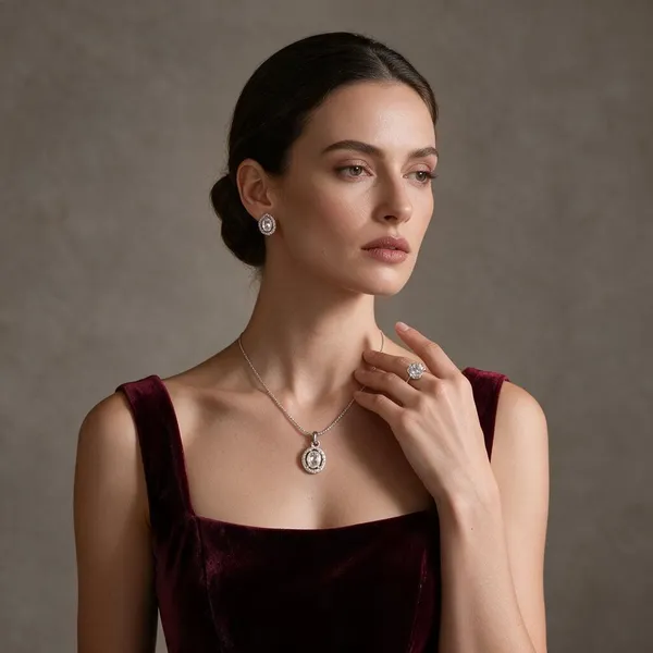 Silver_Alloy_Chain_Pendent_For_Women