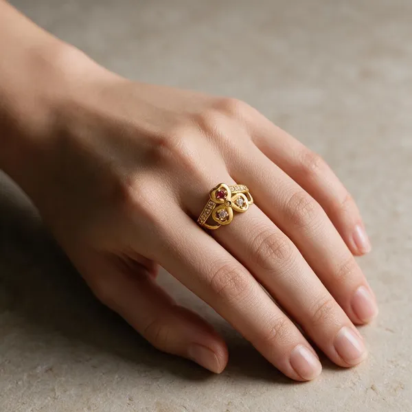 Gold_Alloy_Ring_For_Women