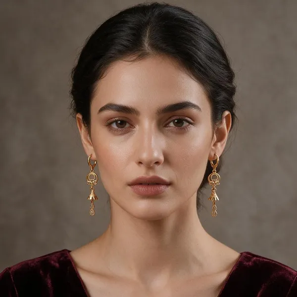 Gold_Alloy_Earring_For_Women
