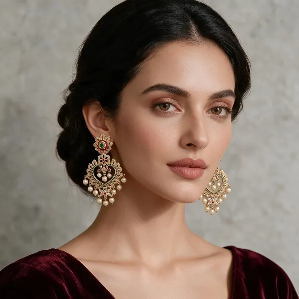 Gold_Alloy_Earring_For_Women
