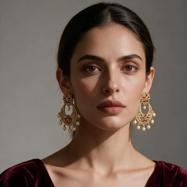 Gold_Alloy_Earring_For_Women