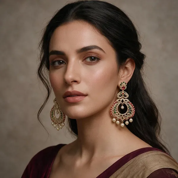 Gold_Alloy_Earring_For_Women