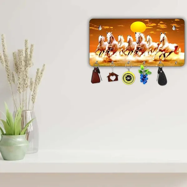 Engineered_Wood_Vastu_Seven_Horses_Key_Holder