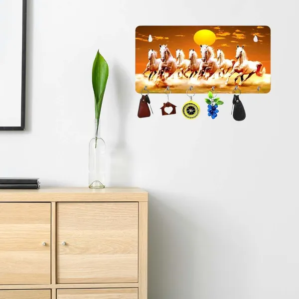 Engineered_Wood_Vastu_Seven_Horses_Key_Holder