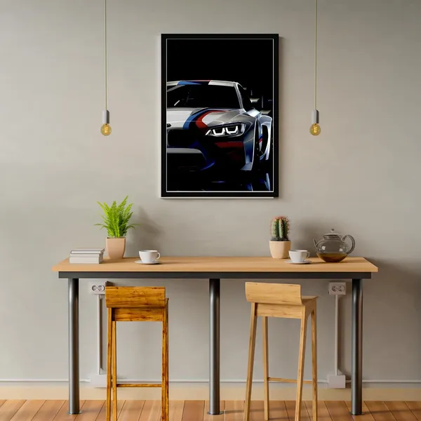 Engineered_Wood_Modern_Mclaren_Senna_Motorsport_Framed_Wall_Poster