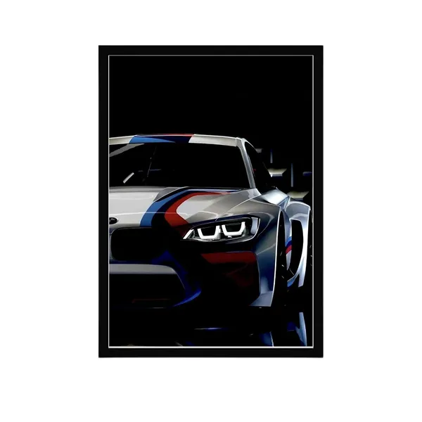 Engineered_Wood_Modern_Mclaren_Senna_Motorsport_Framed_Wall_Poster