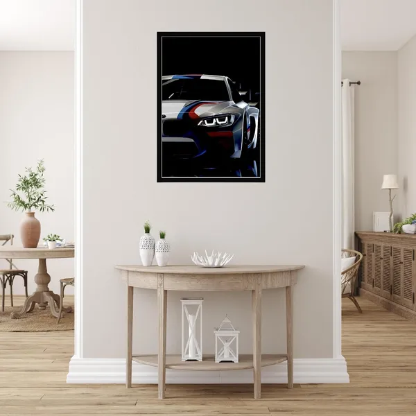 Engineered_Wood_Modern_Mclaren_Senna_Motorsport_Framed_Wall_Poster
