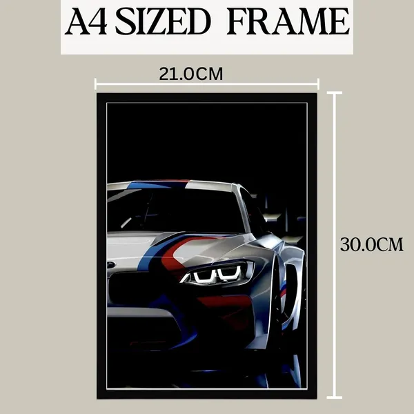 Engineered_Wood_Modern_Mclaren_Senna_Motorsport_Framed_Wall_Poster