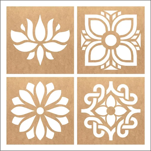 Reusable_Festive_Indian_Motif_Rangoli_Stencil_Set_Of_4