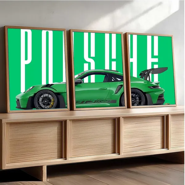 Engineered_Wood_Modern_Porsche_Glossy_Wall_Art_Panels