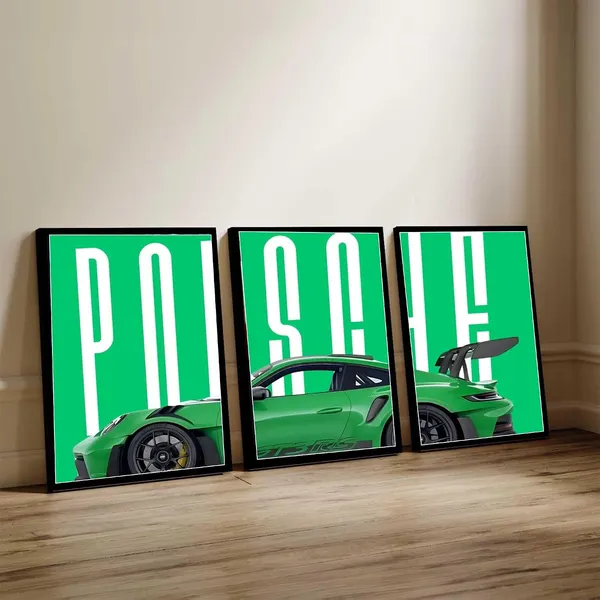 Engineered_Wood_Modern_Porsche_Glossy_Wall_Art_Panels