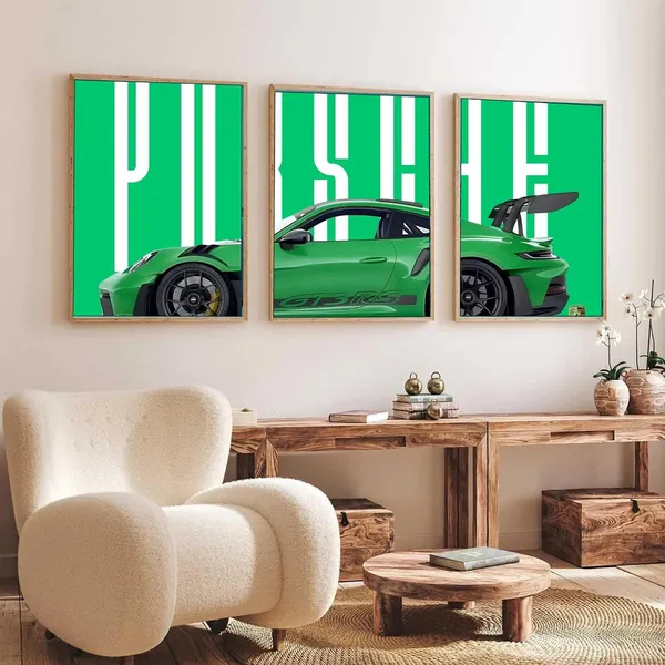 Engineered_Wood_Modern_Porsche_Glossy_Wall_Art_Panels