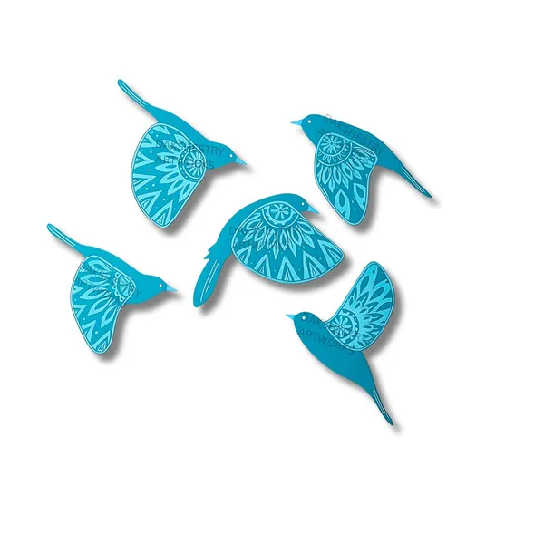 Engineered_Wood_Nature_3D_Flying_Birds_5_Panel_Wall_Art