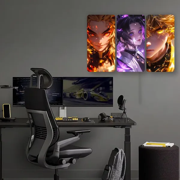 Engineered_Wood_Anime_Style_Character_Wall_Art_Set