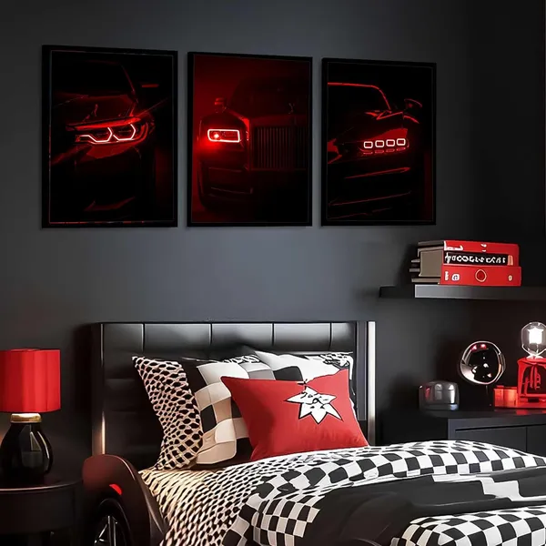 Engineered_Wood_Modern_Sports_Car_Headlights_Wall_Art_Print