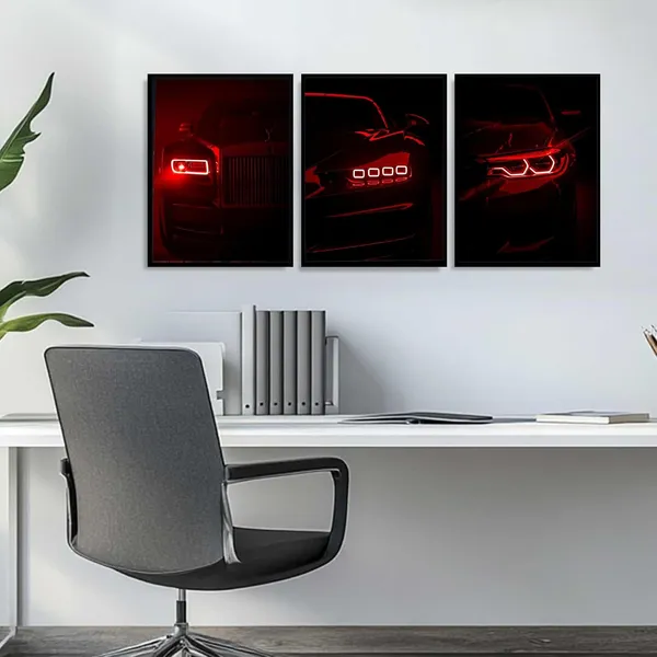 Engineered_Wood_Modern_Sports_Car_Headlights_Wall_Art_Print