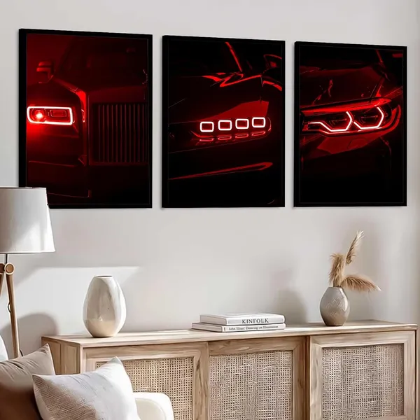Engineered_Wood_Modern_Sports_Car_Headlights_Wall_Art_Print