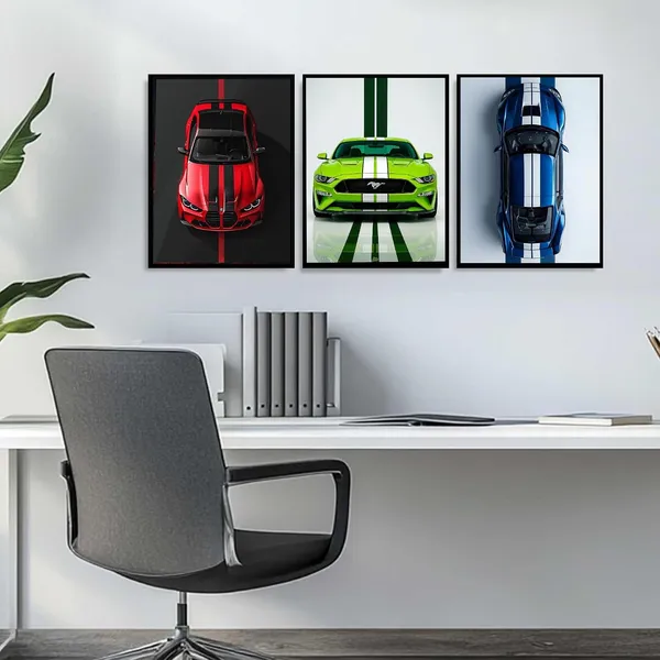Engineered_Wood_Modern_Racing_Car_Wall_Poster_Set
