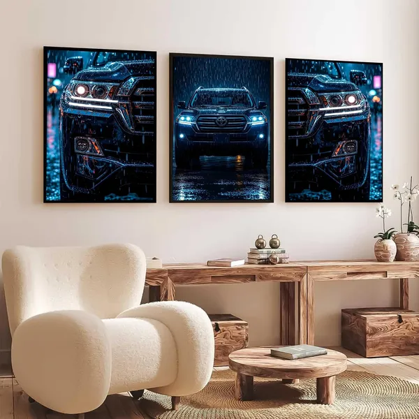 Engineered_Wood_Modern_Sports_Car_Glossy_Wall_Art