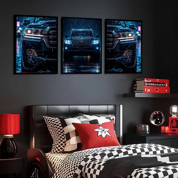Engineered_Wood_Modern_Sports_Car_Glossy_Wall_Art