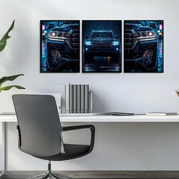 Engineered_Wood_Modern_Sports_Car_Glossy_Wall_Art