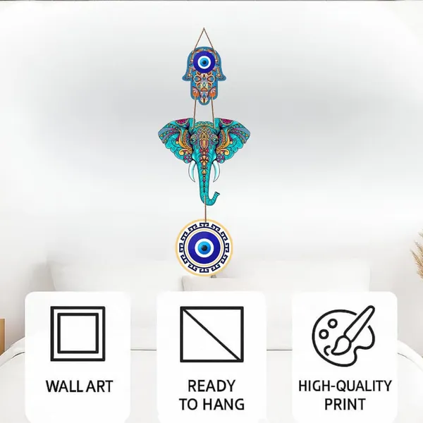 Engineered_Wood_Bohemian_Evil_Eye_Hamsa_Elephant_Wall_Hanging