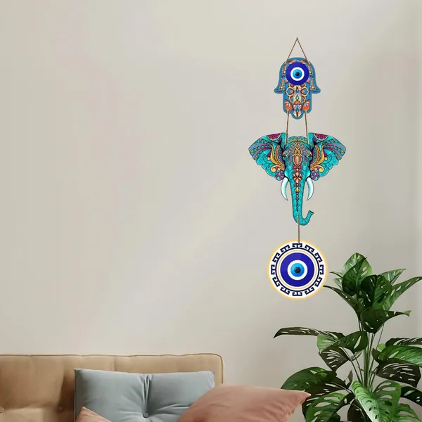 Engineered_Wood_Bohemian_Evil_Eye_Hamsa_Elephant_Wall_Hanging