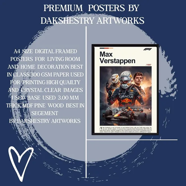 Engineered_Wood_Formula_Racing_Driver_Framed_Wall_Poster