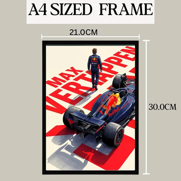 Engineered_Wood_Modern_Formula_Racing_Champion_Wall_Frame