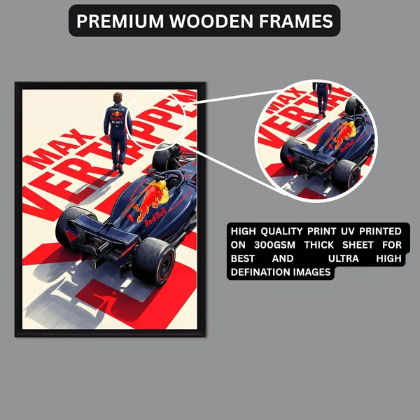 Engineered_Wood_Modern_Formula_Racing_Champion_Wall_Frame