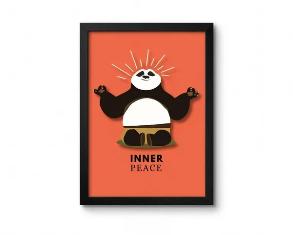 Engineered_Wood_Zen_Meditating_Panda_Framed_Wall_Art