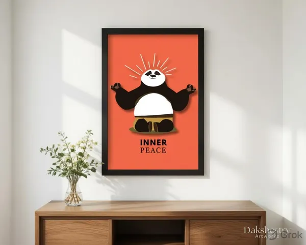 Engineered_Wood_Zen_Meditating_Panda_Framed_Wall_Art