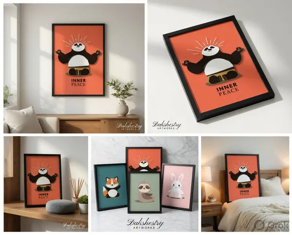 Engineered_Wood_Zen_Meditating_Panda_Framed_Wall_Art