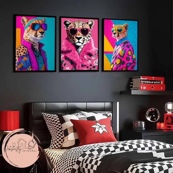 Engineered_Wood_Pop_Art_Fashion_Leopard_Wall_Art_Print