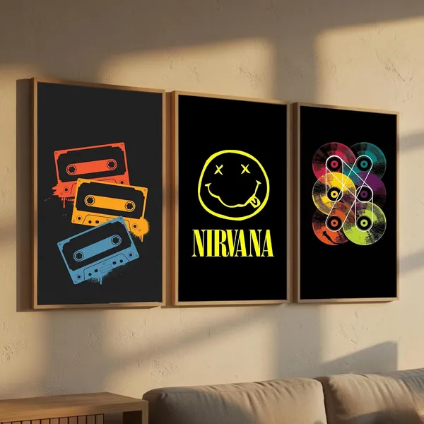 Mdf_Modern_Black_Music_Instruments_Cinematic_Wall_Poster_Set_Of_3