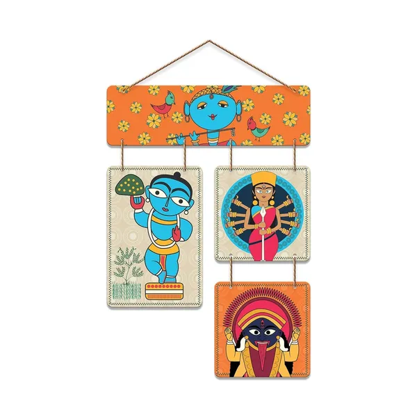 Engineered_Wood_Folk_Art_Krishna_And_Kali_Wall_Hanging