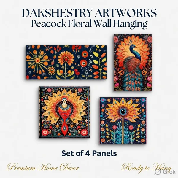 Engineered_Wood_Decorative_Peacock_Print_Wall_Art