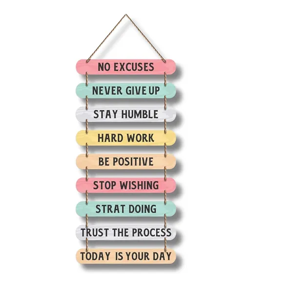 Mdf_Motivational_Quotes_Wall_Hanging_Sign_Set_Of_9