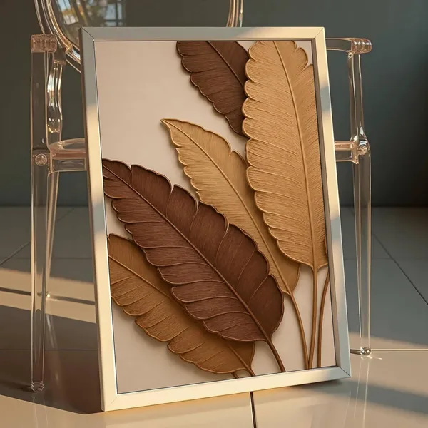 Engineered_Wood_Botanical_Tropical_Leaf_Print_Framed_Wall_Art