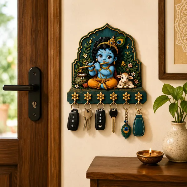 Engineered_Wood_Sports_Virat_Kohli_Cricket_Wall_Key_Holder