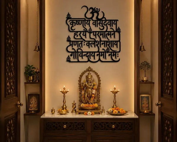 Engineered_Wood_Devotional_Krishna_Vasudev_Mantra_Wall_Art