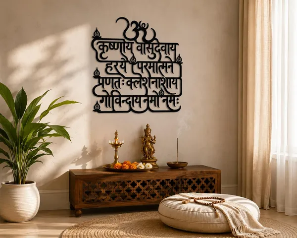 Engineered_Wood_Devotional_Krishna_Vasudev_Mantra_Wall_Art