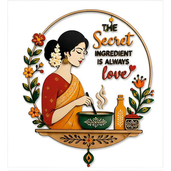 Mdf_Folk_Art_Indian_Kitchen_Quote_Wall_Hanging