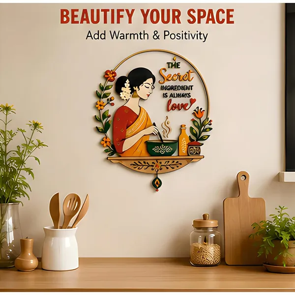 Mdf_Folk_Art_Indian_Kitchen_Quote_Wall_Hanging