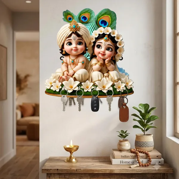 Engineered_Wood_House_Shaped_Sweet_Home_Wall_Key_Holder
