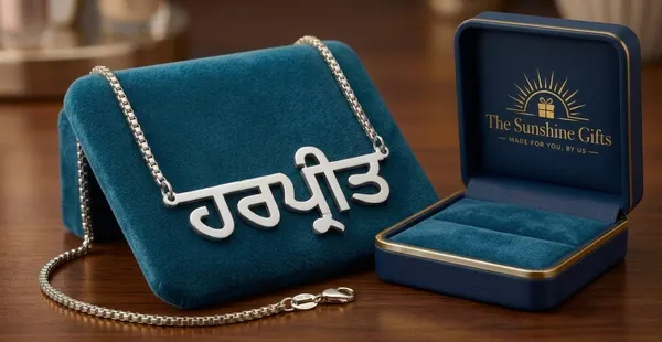 Silver_Tone_Harpreet_Name_Pendant_Necklace_For_Women