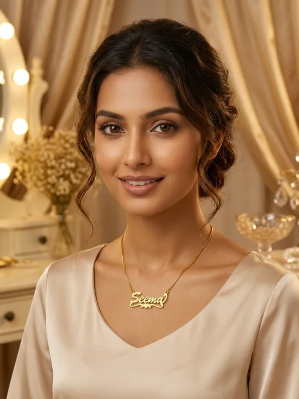 Gold_Tone_Script_Name_Necklace_For_Women
